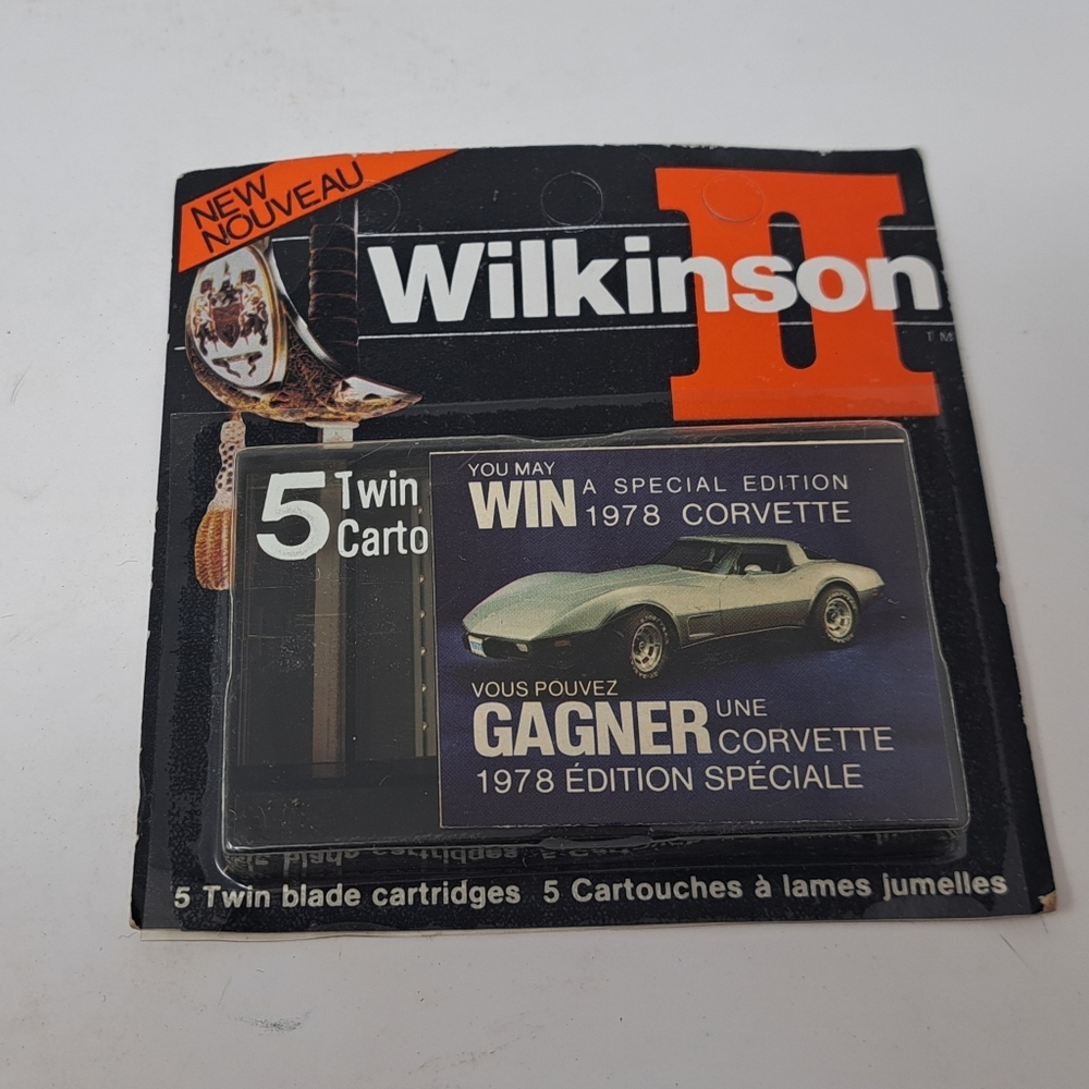 Wilkinson II Vintage Twin Razor Blade Cartridges England -5 Pack (20% = 2+)